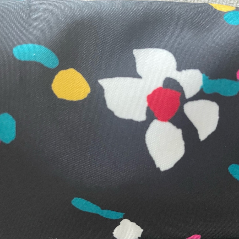 Marc Jacobs Black Floral Print Crossbody Bag with Colorful Accents - Picture 10 of 14